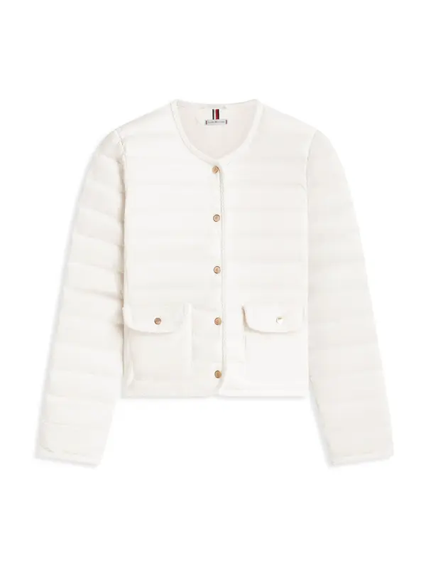 TOMMY HILFIGER TOMMY HILFIGER Prijelazna jakna  bijela