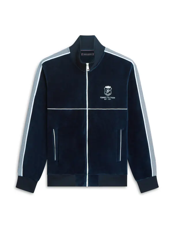 TOMMY HILFIGER TOMMY HILFIGER Prijelazna jakna 'COUNTRY CLUB'  mornarsko plava / pastelno plava / bijela