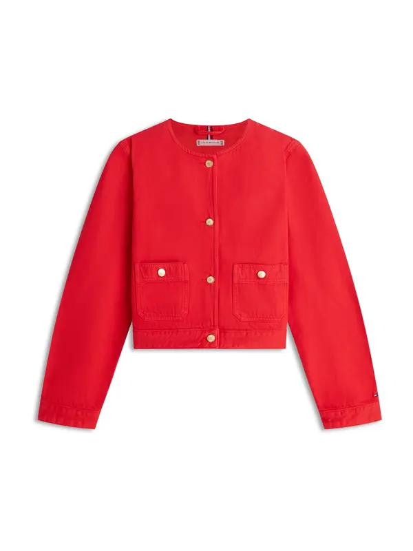 TOMMY HILFIGER TOMMY HILFIGER Prijelazna jakna  crvena