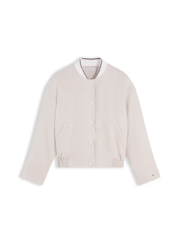 TOMMY HILFIGER TOMMY HILFIGER Prijelazna jakna  ecru/prljavo bijela / bijela