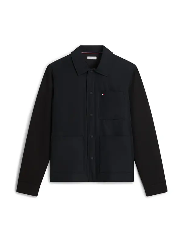 TOMMY HILFIGER TOMMY HILFIGER Prijelazna jakna 'Intechno Snap Button Chore'  crna