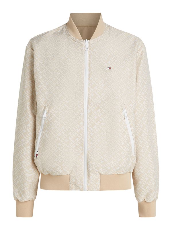 TOMMY HILFIGER TOMMY HILFIGER Prijelazna jakna  kaki / bijela