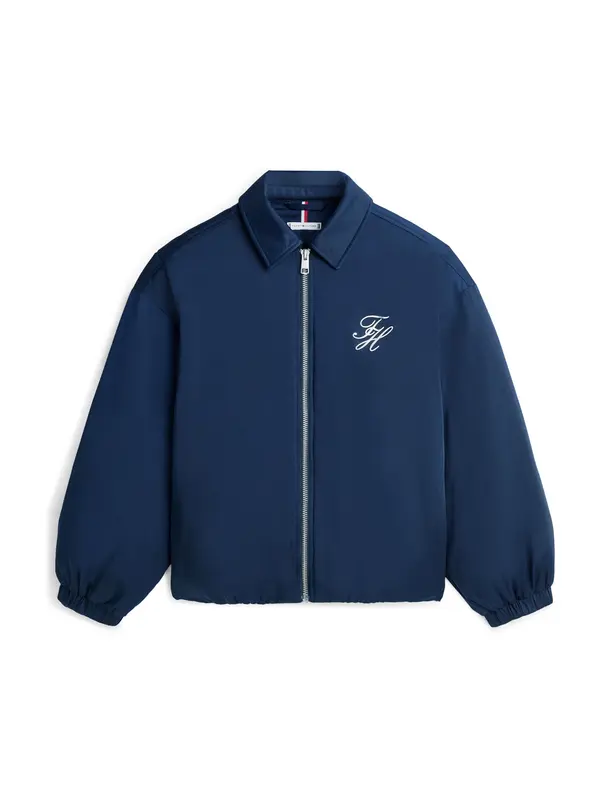 TOMMY HILFIGER TOMMY HILFIGER Prijelazna jakna  mornarsko plava / bijela