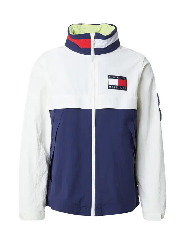 TOMMY HILFIGER TOMMY HILFIGER Prijelazna jakna  mornarsko plava / bijela