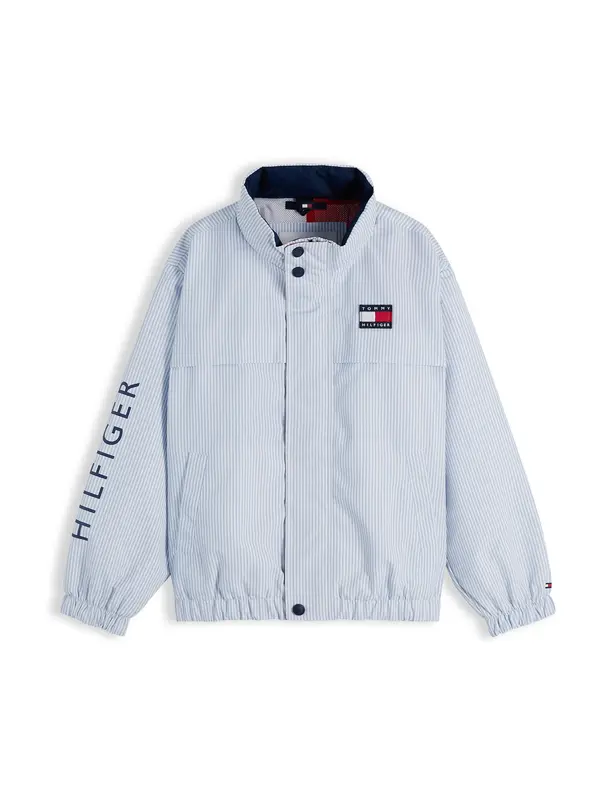 TOMMY HILFIGER TOMMY HILFIGER Prijelazna jakna  mornarsko plava / svijetloplava / crvena / bijela