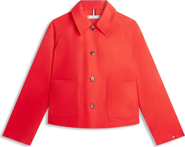 TOMMY HILFIGER TOMMY HILFIGER Prijelazna jakna  narančasta / narančasto crvena