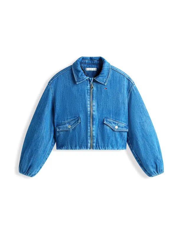 TOMMY HILFIGER TOMMY HILFIGER Prijelazna jakna  plavi traper