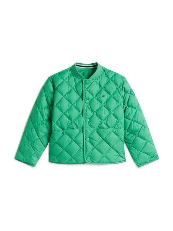 TOMMY HILFIGER TOMMY HILFIGER Prijelazna jakna  sivkasto zelena