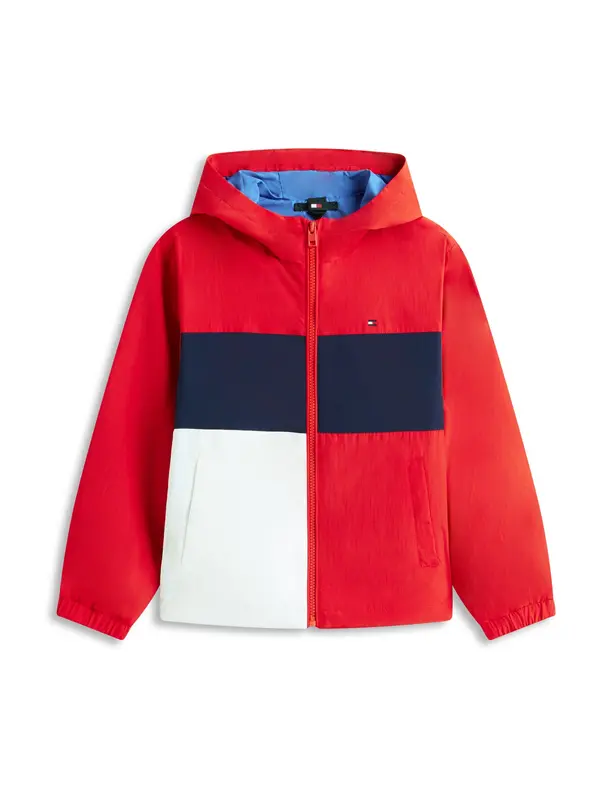 TOMMY HILFIGER TOMMY HILFIGER Prijelazna jakna  tamno plava / crvena / bijela