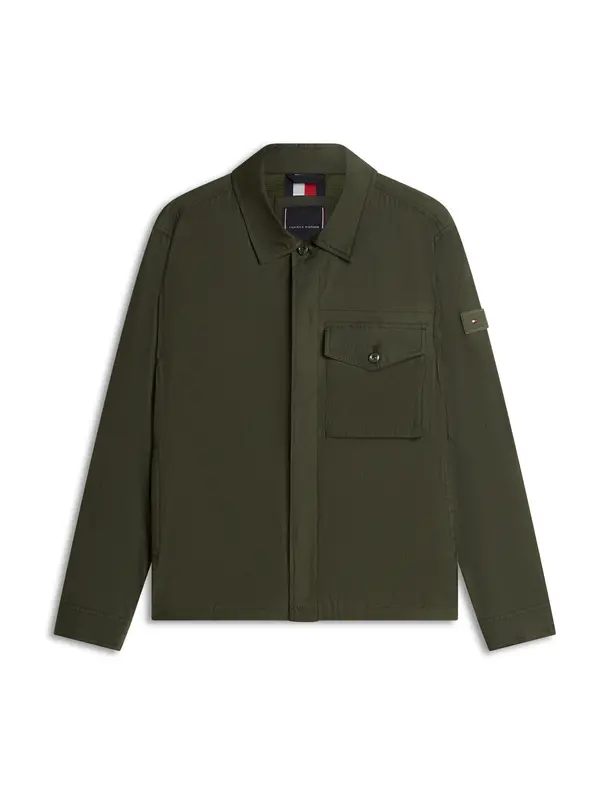 TOMMY HILFIGER TOMMY HILFIGER Prijelazna jakna  tamno zelena