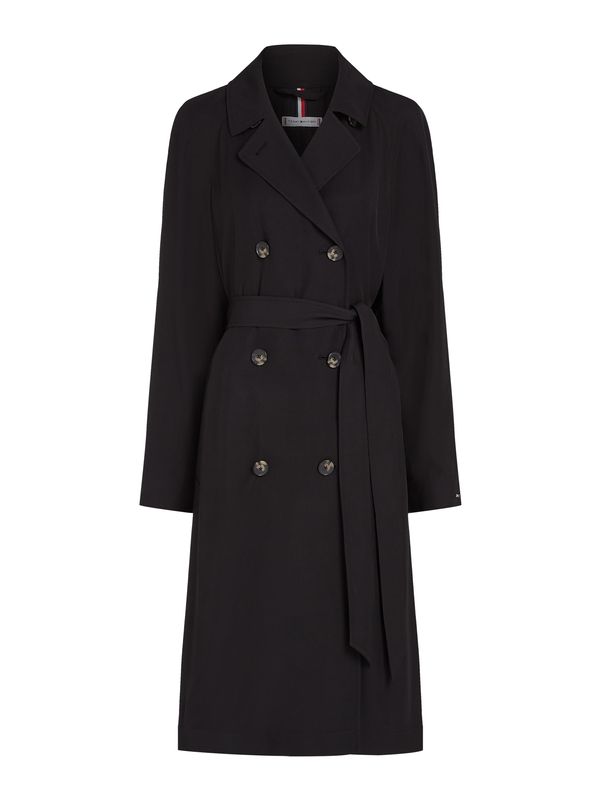 TOMMY HILFIGER TOMMY HILFIGER Prijelazni kaput 'ESSENTIAL FLUID TRENCH'  crna