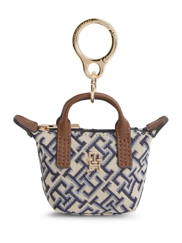 TOMMY HILFIGER TOMMY HILFIGER Privjesak za ključeve  plava / mornarsko plava / smeđa / bijela