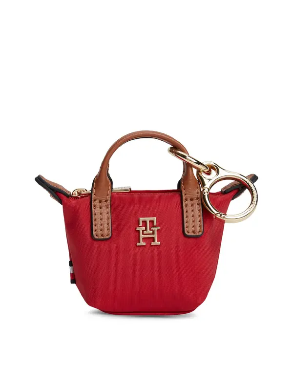 TOMMY HILFIGER TOMMY HILFIGER Privjesak za ključeve 'Popette'  konjak / crvena