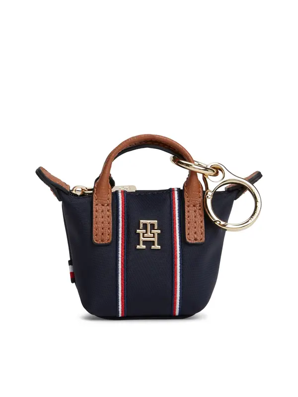 TOMMY HILFIGER TOMMY HILFIGER Privjesak za ključeve 'Popette'  mornarsko plava / smeđa / crvena / bijela