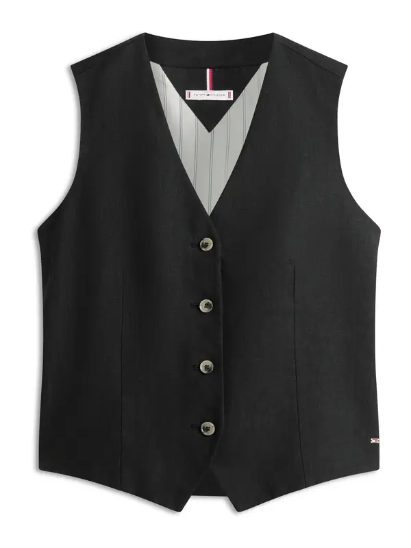 TOMMY HILFIGER TOMMY HILFIGER Prsluk od odijela 'ESS'  crna