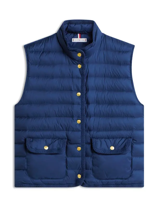 TOMMY HILFIGER TOMMY HILFIGER Prsluk  tamno plava