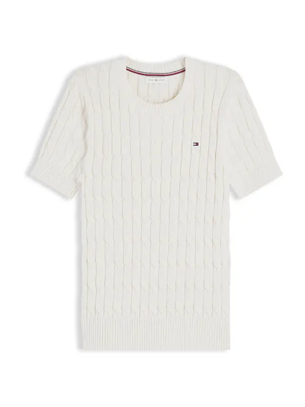 TOMMY HILFIGER TOMMY HILFIGER Pulover '1985'  bijela