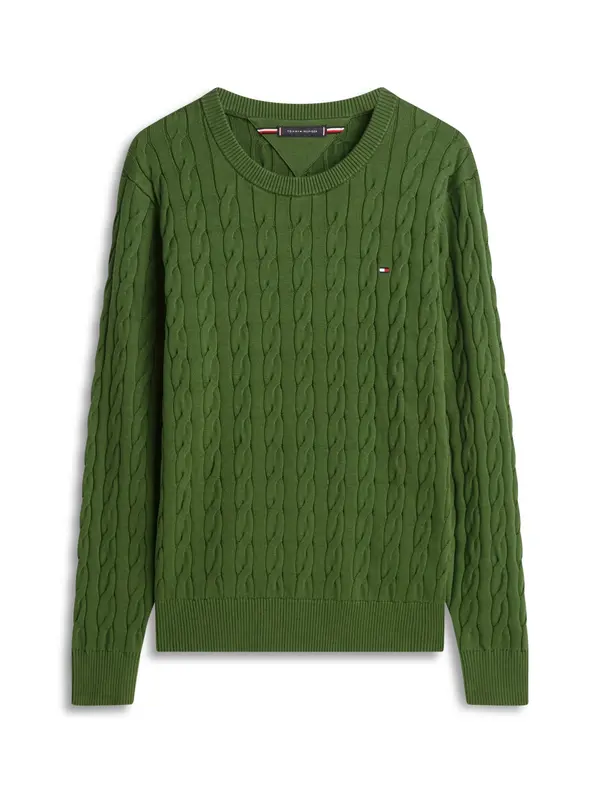 TOMMY HILFIGER TOMMY HILFIGER Pulover 'Classic'  mornarsko plava / zelena / crvena / bijela