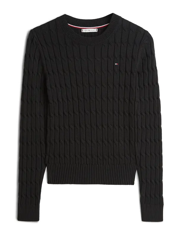 TOMMY HILFIGER TOMMY HILFIGER Pulover  crna