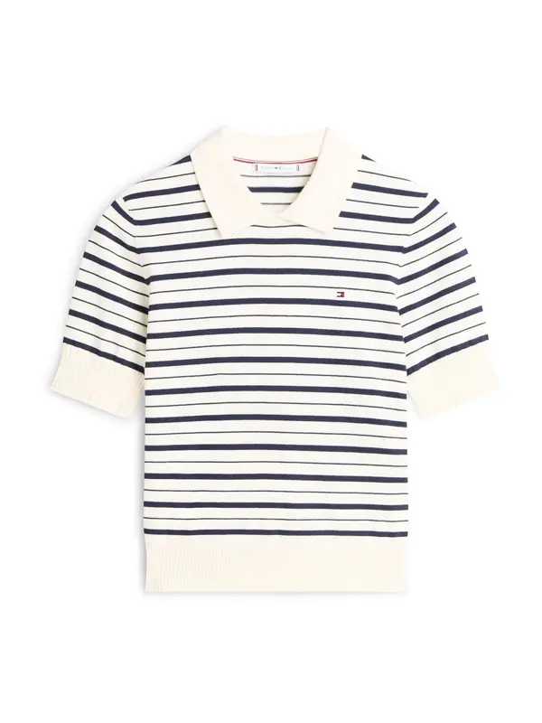 TOMMY HILFIGER TOMMY HILFIGER Pulover  crna / vuneno bijela