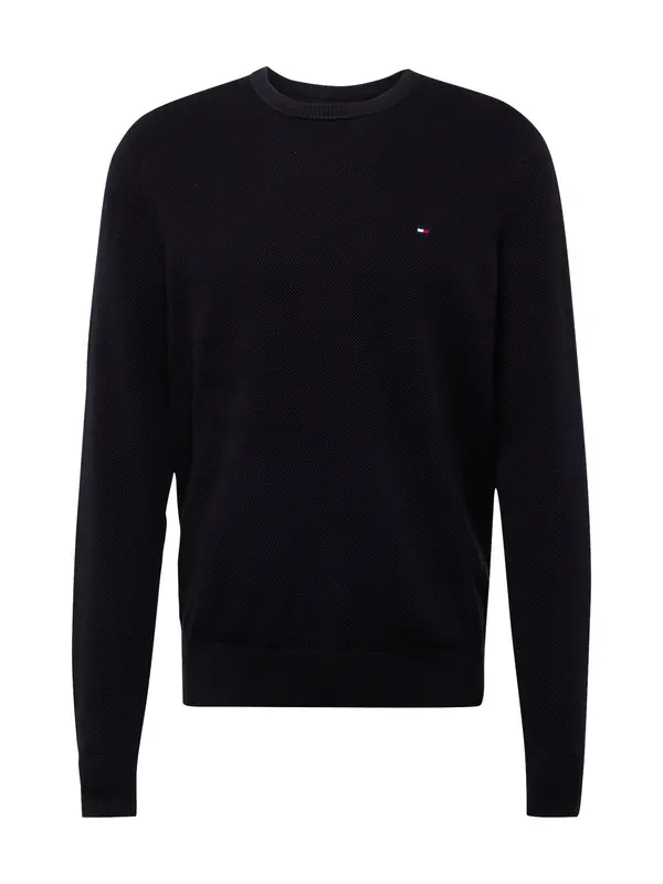 TOMMY HILFIGER TOMMY HILFIGER Pulover 'ESSENTIAL'  crna