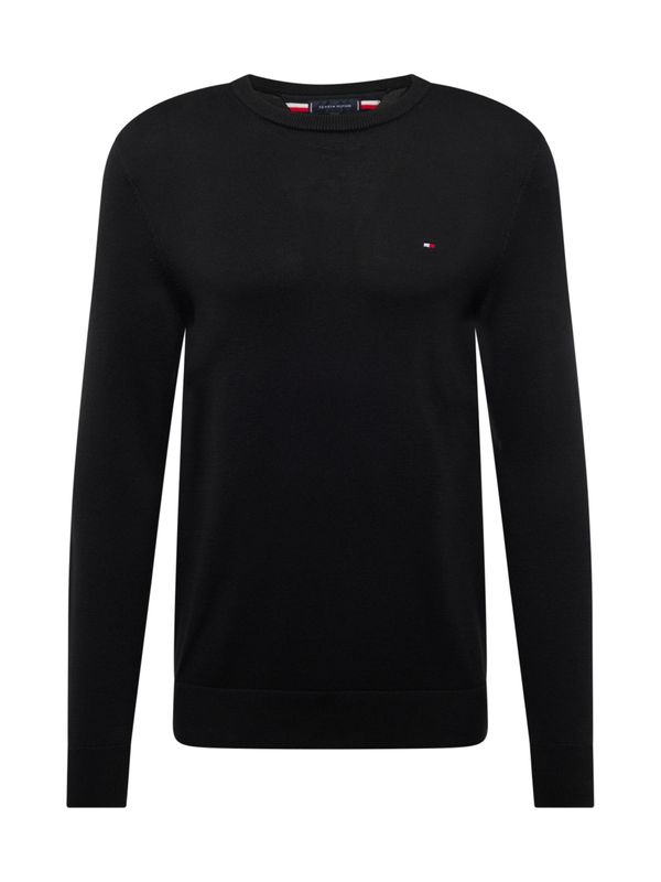TOMMY HILFIGER TOMMY HILFIGER Pulover 'ESSENTIAL'  crna