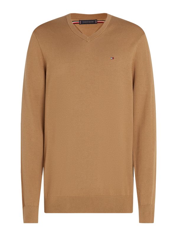 TOMMY HILFIGER TOMMY HILFIGER Pulover 'ESSENTIAL'  kaki