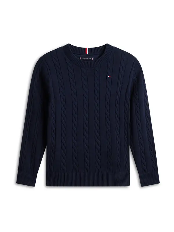 TOMMY HILFIGER TOMMY HILFIGER Pulover 'Essential'  mornarsko plava