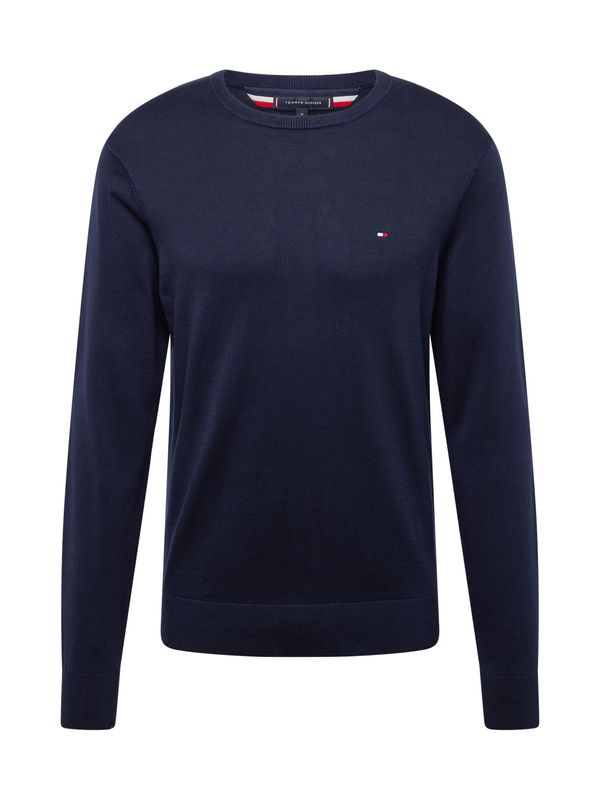 TOMMY HILFIGER TOMMY HILFIGER Pulover 'ESSENTIAL'  mornarsko plava