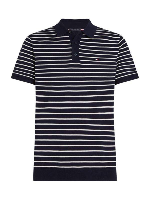 TOMMY HILFIGER TOMMY HILFIGER Pulover 'ESSENTIAL'  mornarsko plava / bijela