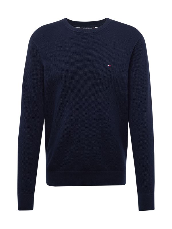 TOMMY HILFIGER TOMMY HILFIGER Pulover 'ESSENTIAL'  morsko plava