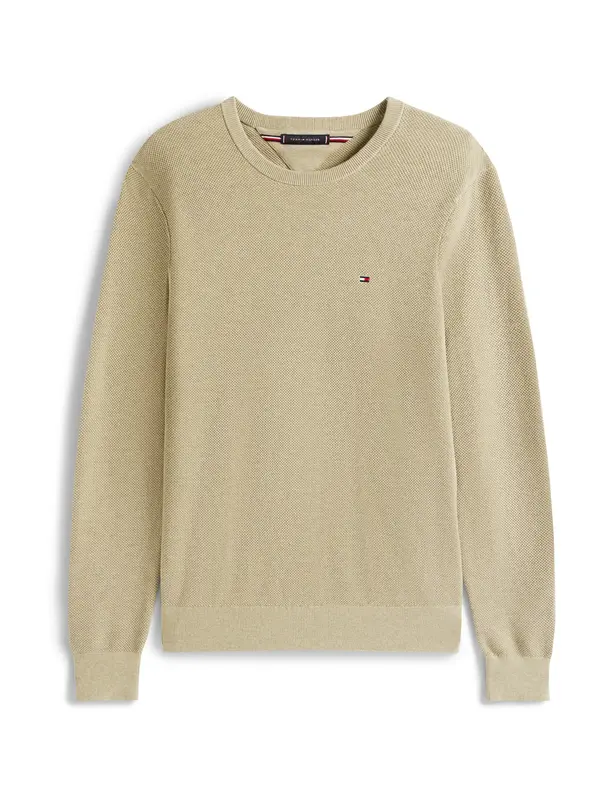 TOMMY HILFIGER TOMMY HILFIGER Pulover 'ESSENTIAL'  pastelno zelena