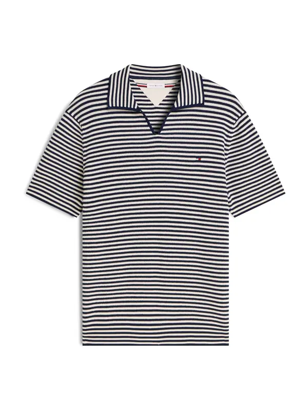 TOMMY HILFIGER TOMMY HILFIGER Pulover 'JONNY'  mornarsko plava / bijela