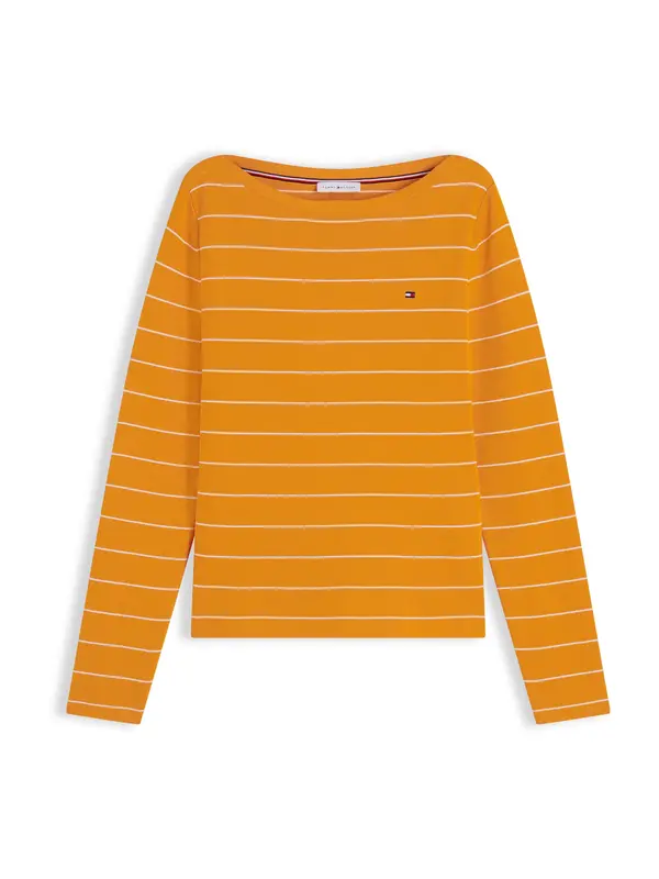TOMMY HILFIGER TOMMY HILFIGER Pulover  mandarina / bijela