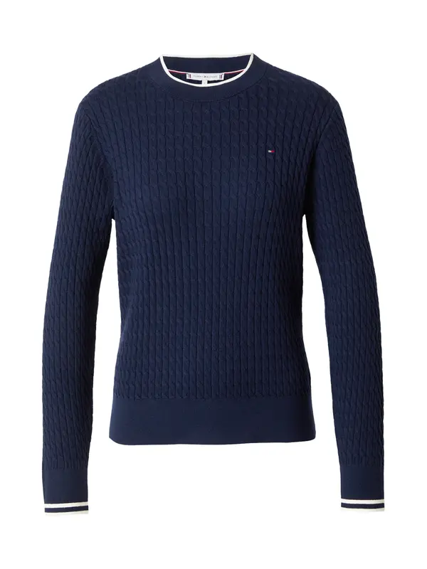 TOMMY HILFIGER TOMMY HILFIGER Pulover  mornarsko plava / bijela
