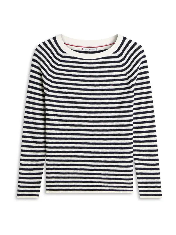 TOMMY HILFIGER TOMMY HILFIGER Pulover  mornarsko plava / bijela
