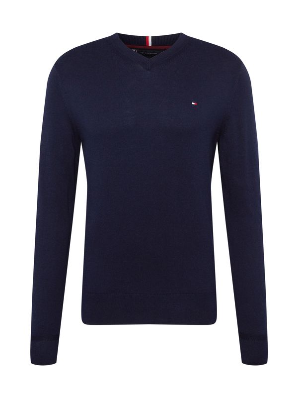 TOMMY HILFIGER TOMMY HILFIGER Pulover  mornarsko plava / crvena / bijela