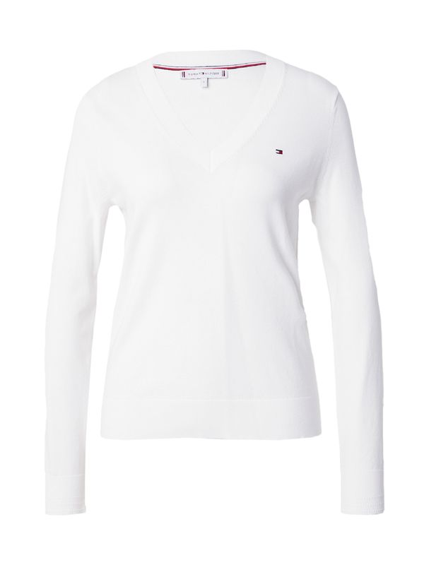 TOMMY HILFIGER TOMMY HILFIGER Pulover  mornarsko plava / crvena / svijetla bež