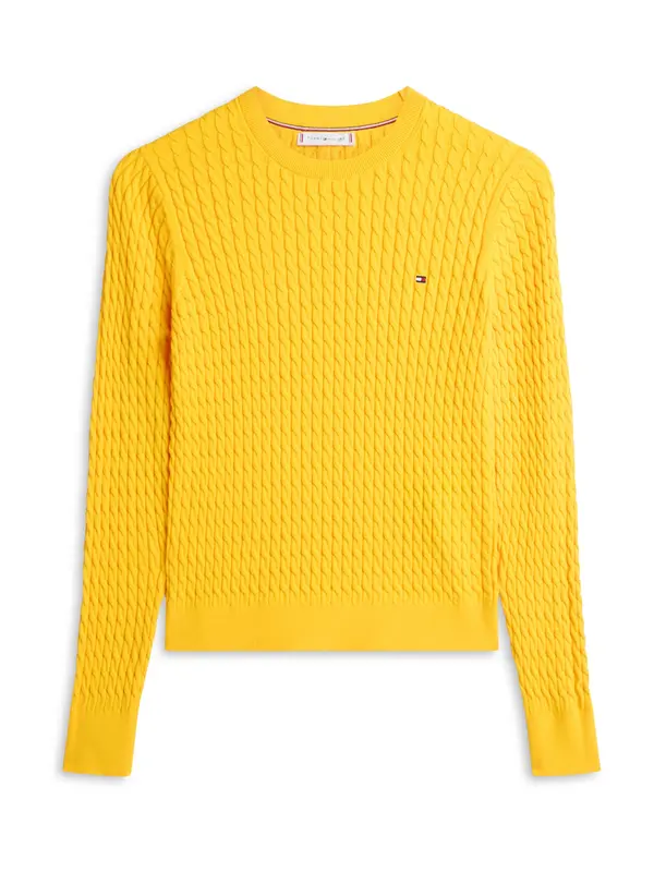 TOMMY HILFIGER TOMMY HILFIGER Pulover  narančasto žuta