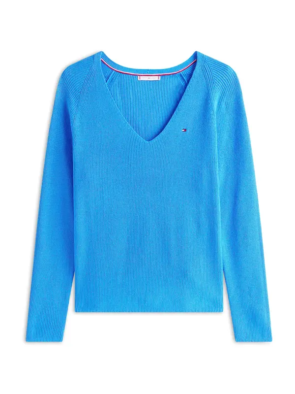 TOMMY HILFIGER TOMMY HILFIGER Pulover  nebesko plava