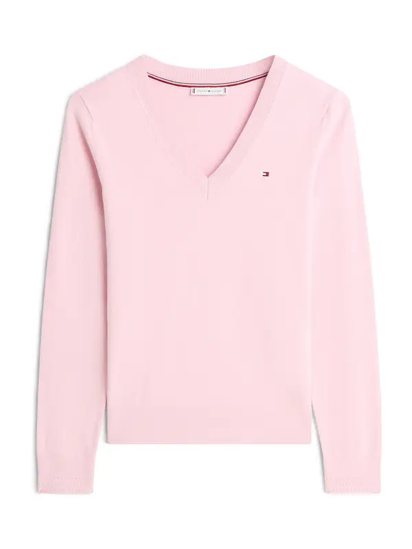 TOMMY HILFIGER TOMMY HILFIGER Pulover  pastelno roza