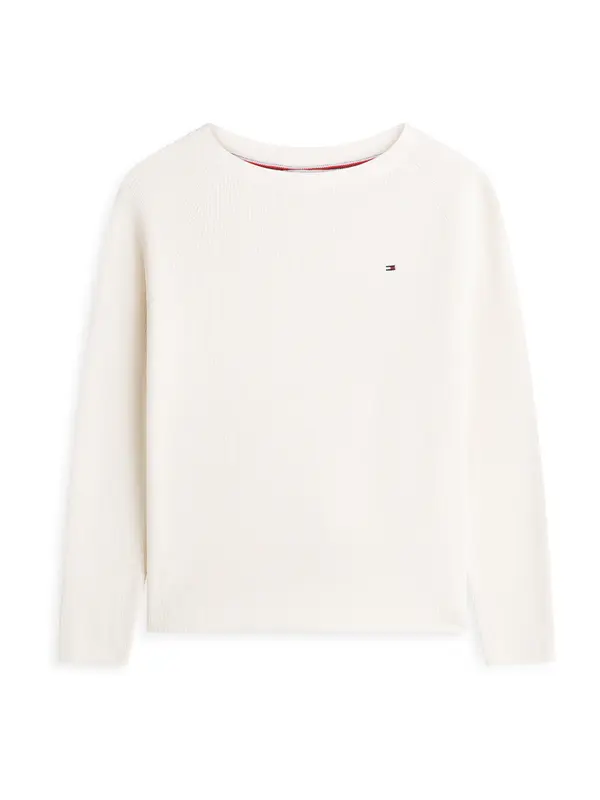 TOMMY HILFIGER TOMMY HILFIGER Pulover  pastelno žuta