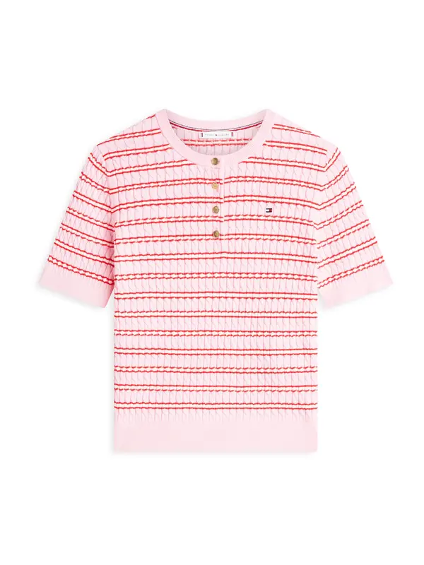 TOMMY HILFIGER TOMMY HILFIGER Pulover  roza / crvena