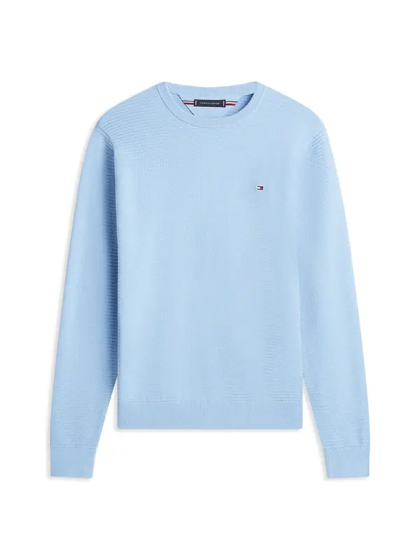 TOMMY HILFIGER TOMMY HILFIGER Pulover 'SEASONAL'  mornarsko plava / nebesko plava / crvena / bijela