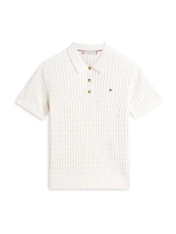 TOMMY HILFIGER TOMMY HILFIGER Pulover  sivkasto bež