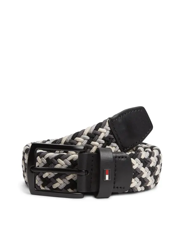 TOMMY HILFIGER TOMMY HILFIGER Remen 'DENTON 3.5'  bež / siva / crna