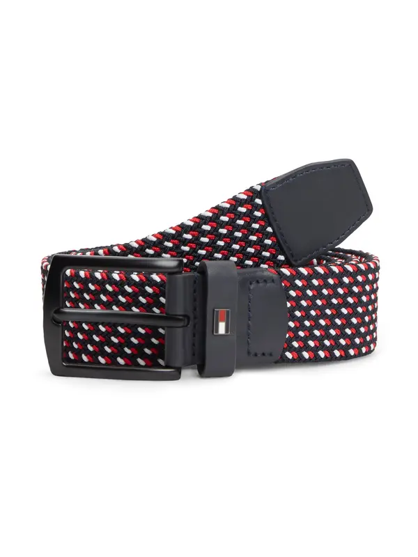 TOMMY HILFIGER TOMMY HILFIGER Remen 'DENTON'  tamno plava / crvena / bijela