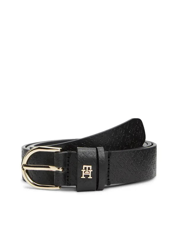 TOMMY HILFIGER TOMMY HILFIGER Remen 'ESS EFFORTLESS'  crna