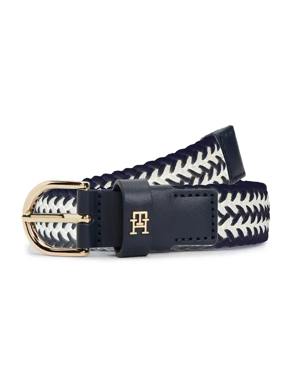 TOMMY HILFIGER TOMMY HILFIGER Remen 'ESSENTIAL EFFORTLESS'  mornarsko plava / prljavo bijela