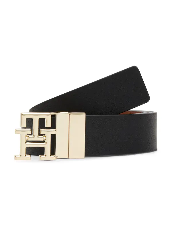 TOMMY HILFIGER TOMMY HILFIGER Remen  konjak / crna